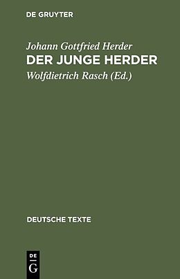 Fester Einband Der junge Herder von Johann Gottfried Herder