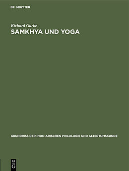 Fester Einband Samkhya und Yoga von Richard Garbe