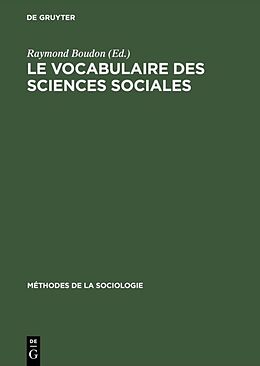 Livre Relié Le vocabulaire des sciences sociales de 