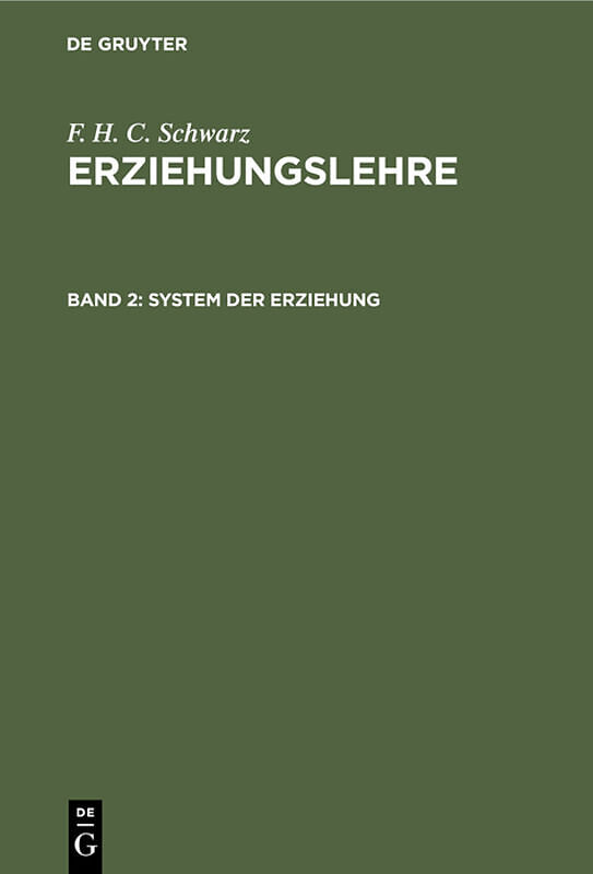 System der Erziehung