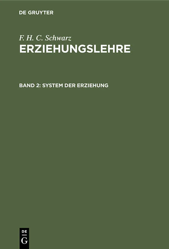 System der Erziehung