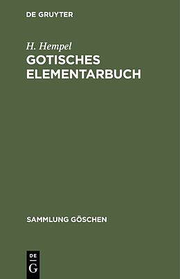 Fester Einband Gotisches Elementarbuch von H. Hempel