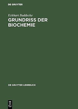 Fester Einband Grundriss der Biochemie von Eckhart Buddecke