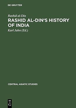 Livre Relié Rashid al-Din's History of India de Rashid Al-Din