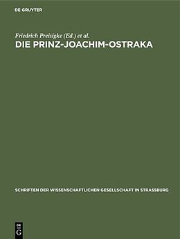Fester Einband Die Prinz-Joachim-Ostraka von 
