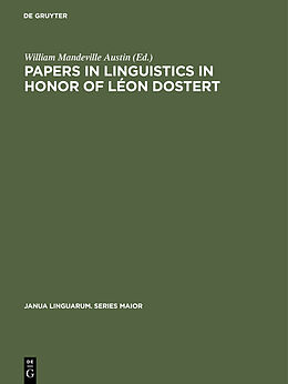 Fester Einband Papers in linguistics in honor of Léon Dostert von 