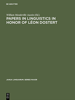 Livre Relié Papers in linguistics in honor of Léon Dostert de 