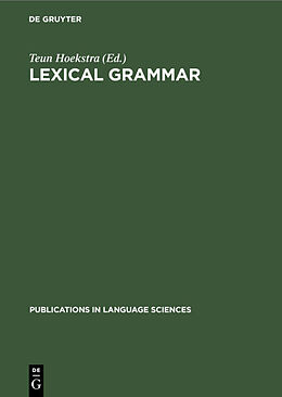 Fester Einband Lexical grammar von 