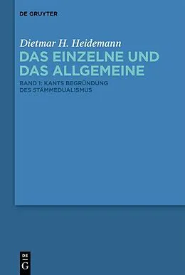 E-Book (epub) Kants Begründung des Stämmedualismus von Dietmar H. Heidemann