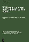 E-Book (pdf) Die materielle Kultur der Marind-anim von Paul Wirz