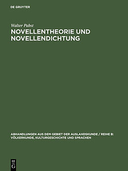 E-Book (pdf) Novellentheorie und Novellendichtung von Walter Pabst
