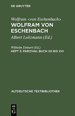 E-Book (pdf) Wolfram von Eschenbach: Wolfram von Eschenbach / Parzival Buch XII bis XVI von Wolfram von Eschenbach