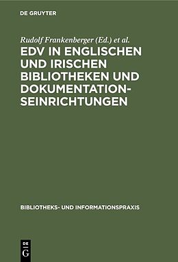 E-Book (pdf) EDV in englischen und irischen Bibliotheken und Dokumentationseinrichtungen von 