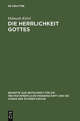 E-Book (pdf) Die Herrlichkeit Gottes von Helmuth Kittel