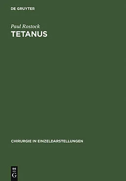 PDF Tetanus von Paul Rostock