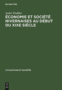 eBook (pdf) Économie et société nivernaises au début du XIXe siècle de André Thuillier