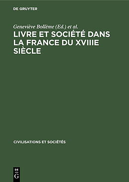 E-Book (pdf) Livre et société dans la France du XVIIIe siècle von 