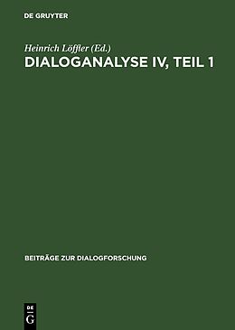 E-Book (pdf) Dialoganalyse IV, Teil 1 von 
