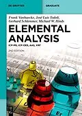 E-Book (epub) Elemental Analysis von Frank Vanhaecke, José Luis Todolí, Gerhard Schlemmer