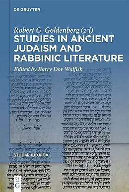 E-Book (epub) Studies in Ancient Judaism and Rabbinic Literature von Robert G. Goldenberg (z"l)
