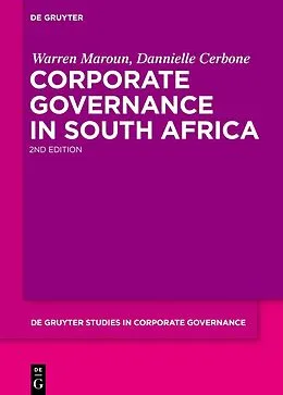 E-Book (pdf) Corporate Governance in South Africa von Warren Maroun, Dannielle Cerbone