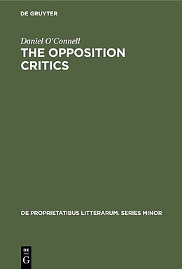 E-Book (pdf) The opposition critics von Daniel O'Connell