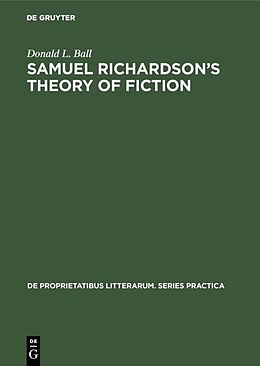 eBook (pdf) Samuel Richardson's theory of fiction de Donald L. Ball