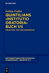 E-Book (pdf) Quintilians Institutio oratoria Buch VII von Fabian Fedder