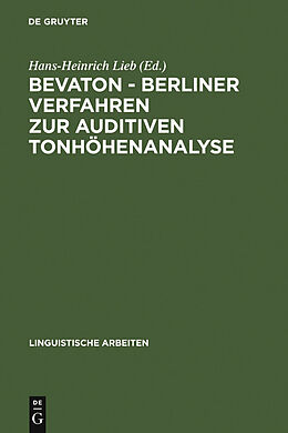 E-Book (pdf) BEVATON - Berliner Verfahren zur auditiven Tonhöhenanalyse von 