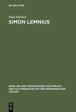 E-Book (pdf) Simon Lemnius von Paul Merker