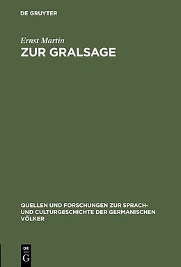 E-Book (pdf) Zur Gralsage von Ernst Martin