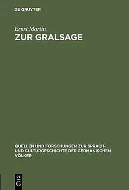 PDF Zur Gralsage von Ernst Martin