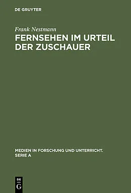 E-Book (pdf) Fernsehen im Urteil der Zuschauer von Frank Nestmann