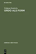 E-Book (pdf) Ordo als Form von Wolfgang Haubrichs