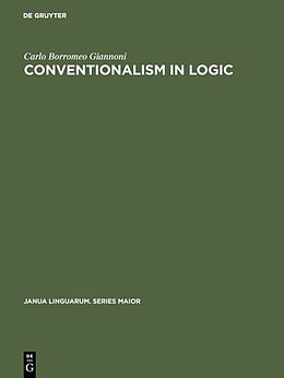 eBook (pdf) Conventionalism in logic de Carlo Borromeo Giannoni