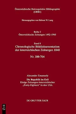 E-Book (pdf) Chronologische Bilddokumentation der österreichischen Zeitungen 1848 von Helmut W. Lang