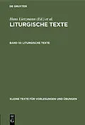 E-Book (pdf) Liturgische Texte von Hans Lietzmann