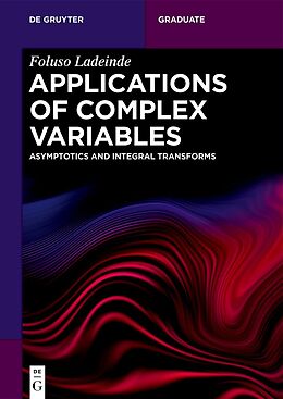 Couverture cartonnée Applications of Complex Variables de Foluso Ladeinde