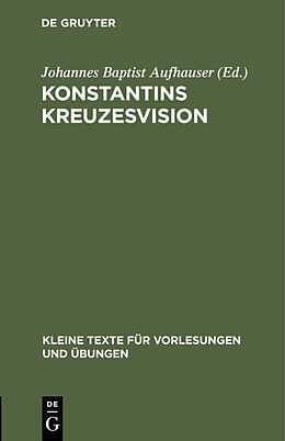 E-Book (pdf) Konstantins Kreuzesvision von 