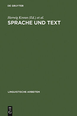 E-Book (pdf) Sprache und Text von 