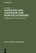 E-Book (pdf) Aufsätze und Vorträge zur Wortfeldtheorie von Jost Trier