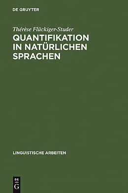 E-Book (pdf) Quantifikation in natürlichen Sprachen von Thérèse Flückiger-Studer