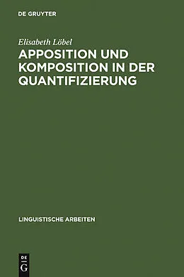 PDF Apposition und Komposition in der Quantifizierung von Elisabeth Löbel