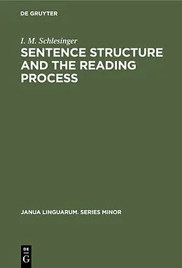 E-Book (pdf) Sentence structure and the reading process von I. M. Schlesinger