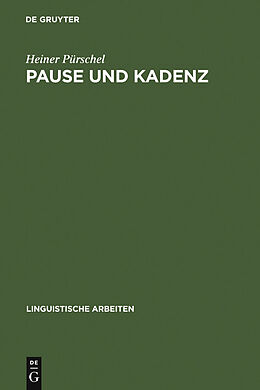 E-Book (pdf) Pause und Kadenz von Heiner Pürschel