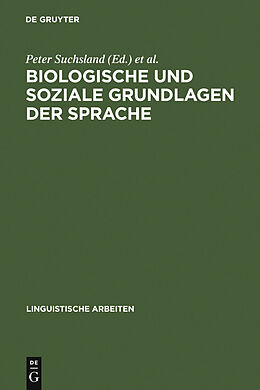 E-Book (pdf) Biologische und soziale Grundlagen der Sprache von 