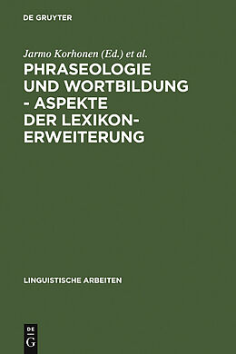E-Book (pdf) Phraseologie und Wortbildung  Aspekte der Lexikonerweiterung von 