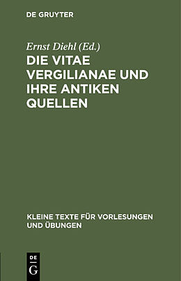 E-Book (pdf) Die Vitae Vergilianae und ihre antiken Quellen von 