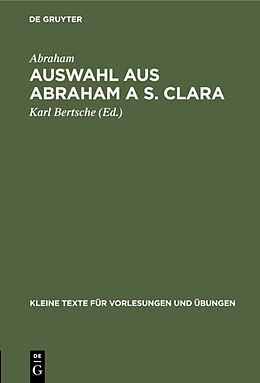 E-Book (pdf) Auswahl aus Abraham a S. Clara von Abraham