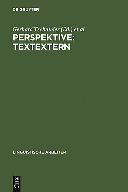 E-Book (pdf) Perspektive: textextern von 